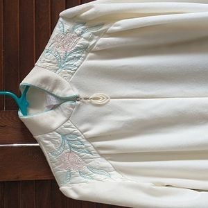 Carriage Court Vintage Fleece Long Robe Lingerie Size Small